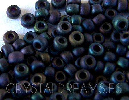 11/0 MIYUKI - rocalla - Metal Mate Mauve - 1gr. - - Crystaldreams Abalorios