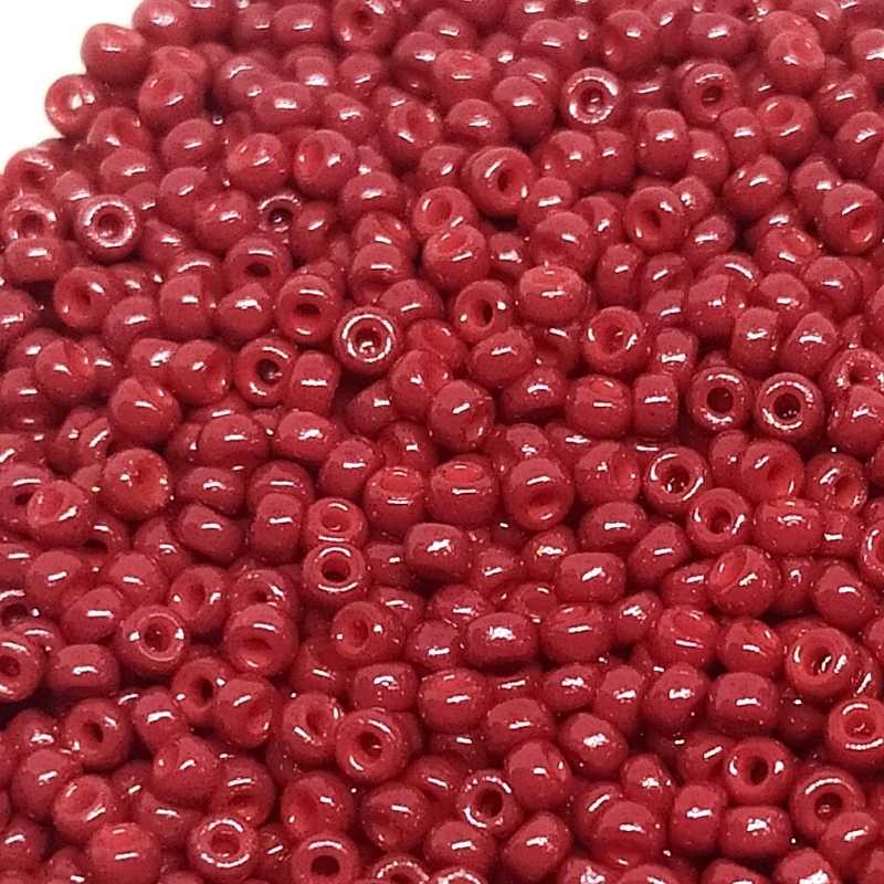 11/0 MIYUKI - rocalla - Opaque Dyed Red - 1gr. - - Crystaldreams Abalorios
