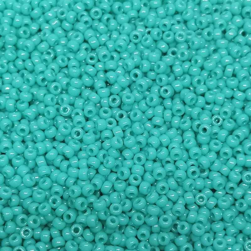 11/0 MIYUKI - rocalla - Opaque Turquoise Green - 1gr. - - Crystaldreams Abalorios