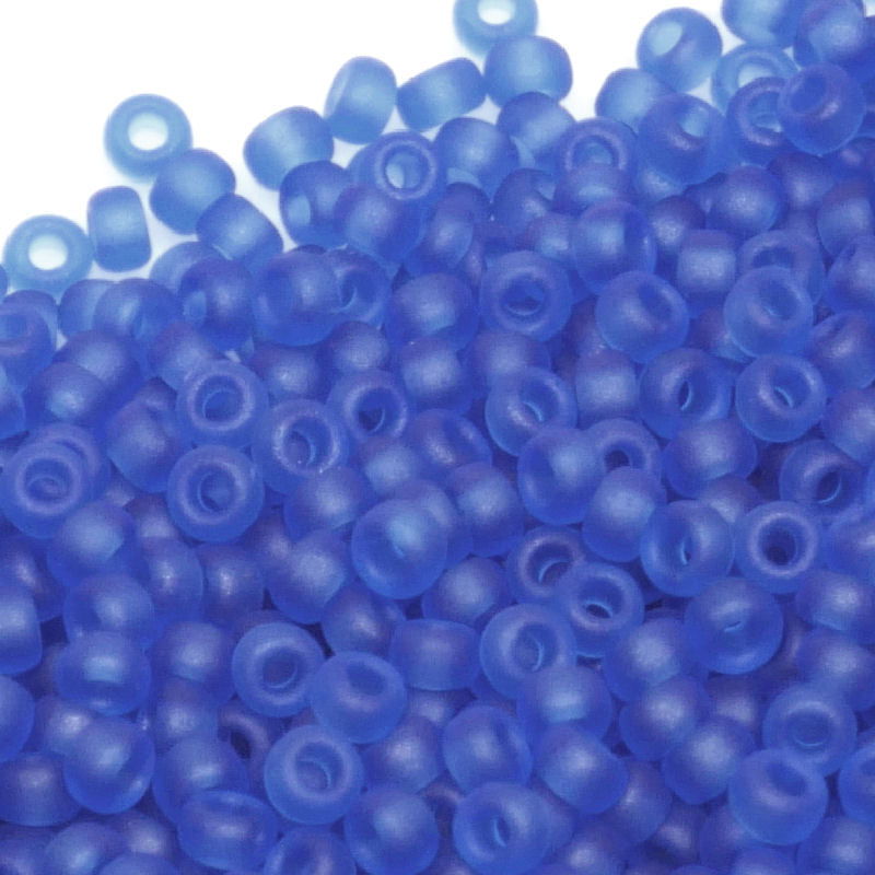 11/0 MIYUKI - rocalla - Transparent Matte Capri Blue 1 gr. 149F - - Crystaldreams Abalorios