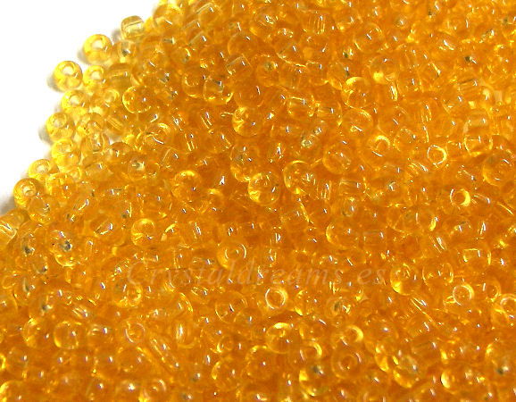 11/0 MIYUKI - rocalla - Transparent Topaz - 1 gr. - - Crystaldreams Abalorios