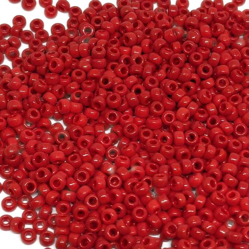 11/0 MIYUKI - rocallas - Opaque Dark Red 408 - 1gr. - - Crystaldreams Abalorios