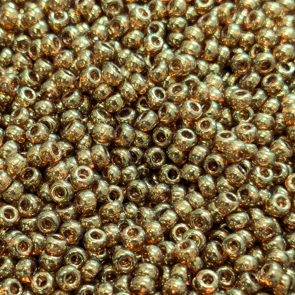 11/0 MIYUKI Rocalla 0311 - Topaz Gold Luster - 1gr. -