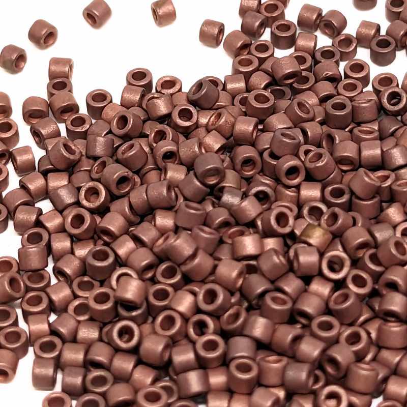 11/0 MIYUKI delica- Matte Plated Copper -DB340 -1 gr. - - Crystaldreams Abalorios
