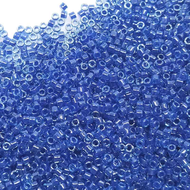 11/0 MIYUKI delica - Aqua Sapphire Silver Lined - 1 gr. - DB285 - - Crystaldreams Abalorios