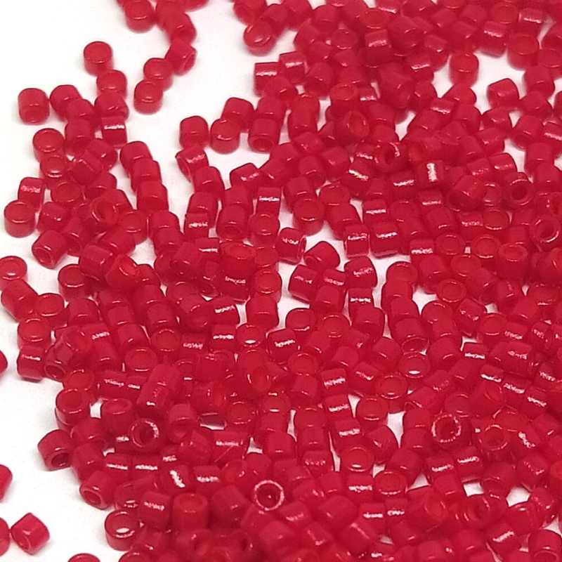 11/0 MIYUKI delica - Dyed Opaque Red - DB791 - 1gr. - - Crystaldreams Abalorios