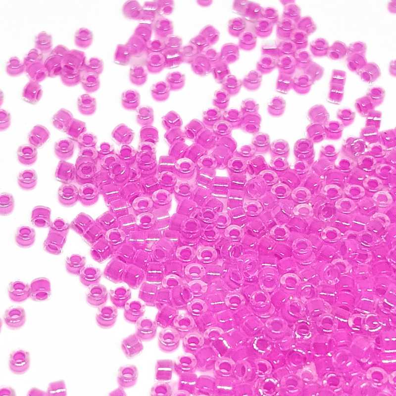 11/0 MIYUKI delica - Luminous Hot Magenta - 1gr. DB2037 - - Crystaldreams Abalorios