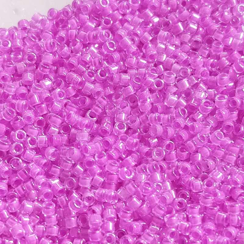 11/0 MIYUKI delica - Luminous Plum Crazy - 1gr. - - Crystaldreams Abalorios