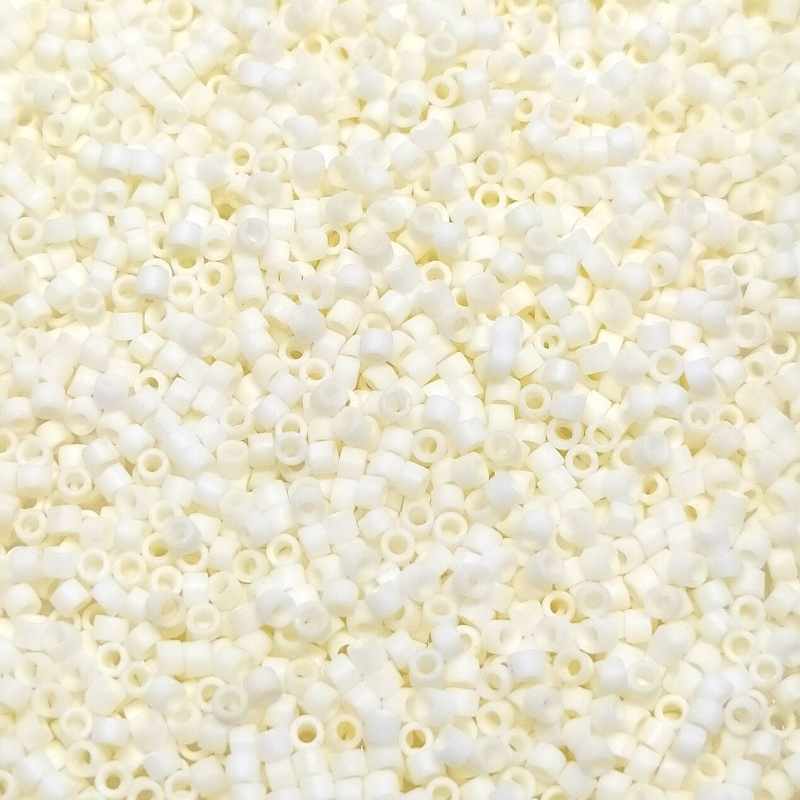 11/0 MIYUKI delica - Matte Cream - 1gr. - DB352 - - Crystaldreams Abalorios