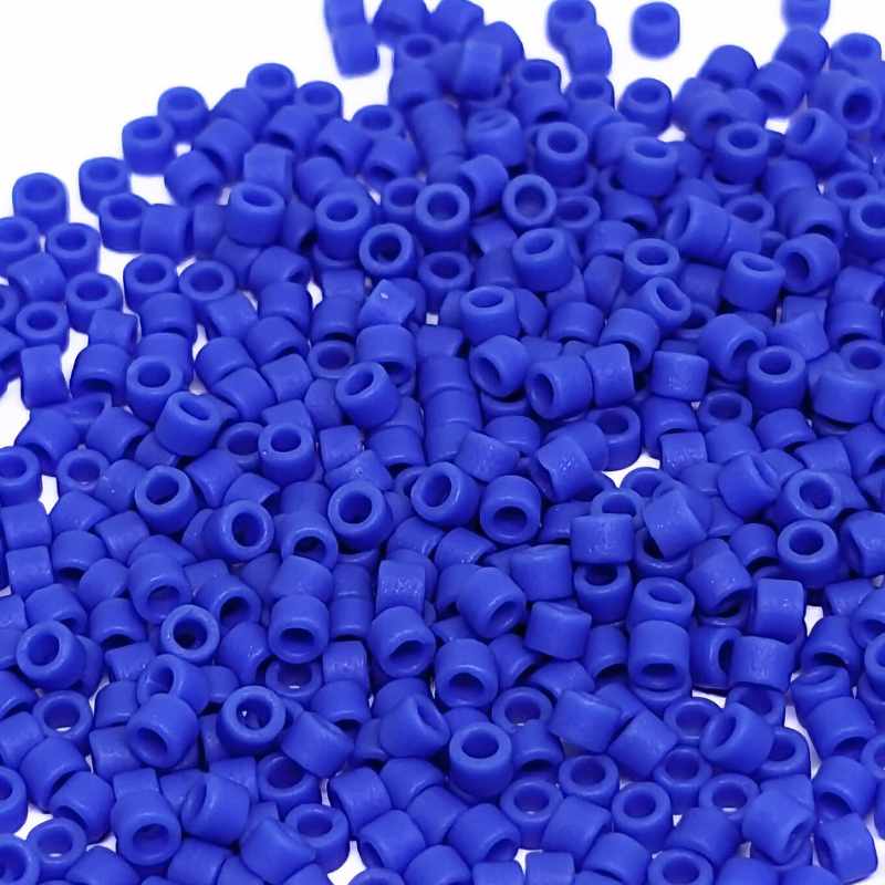 11/0 MIYUKI delica - Matte Opaque Cyan Blue - DB1588 - 1gr. - - Crystaldreams Abalorios