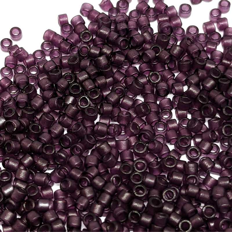 11/0 MIYUKI delica - Matte Transparent Amethyst - 1gr. DB784 - - Crystaldreams Abalorios