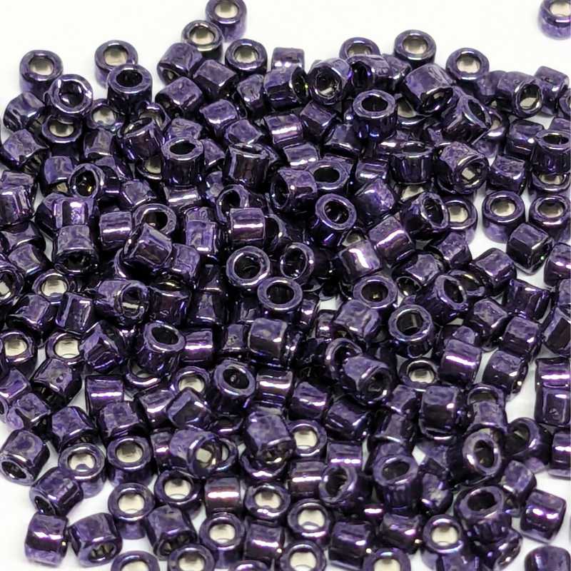11/0 MIYUKI delica - Metal Amethyst - 1gr. - DB464 - - Crystaldreams Abalorios