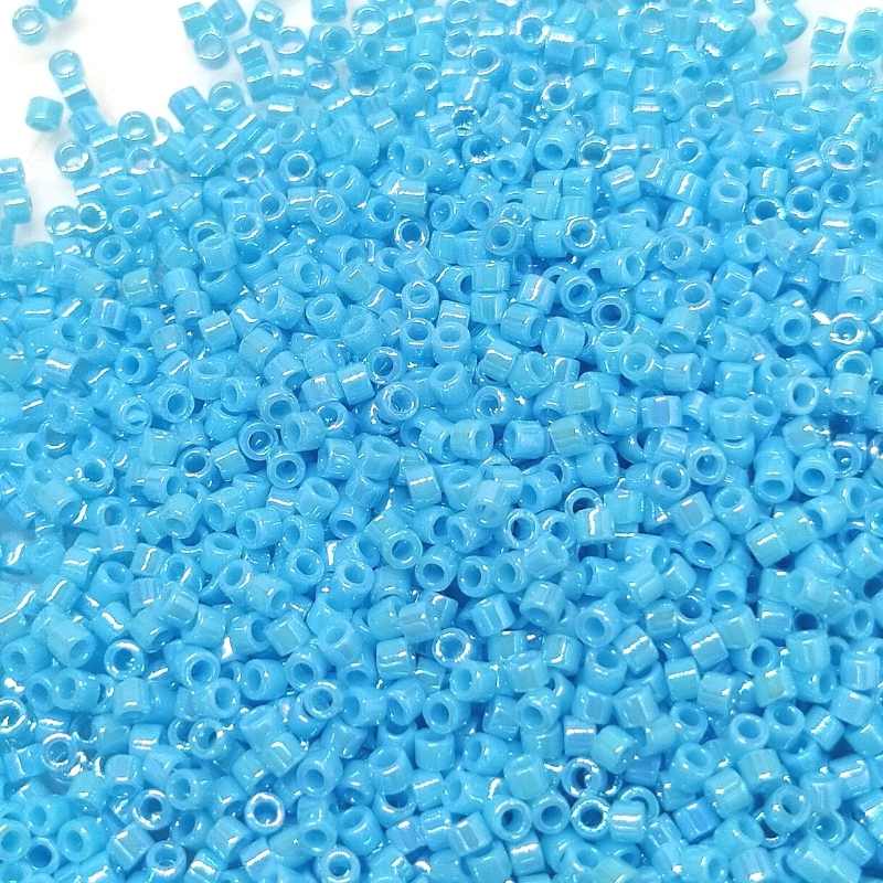 11/0 MIYUKI delica - Opaque Light Blue AB - 1gr. - DB164 - - Crystaldreams Abalorios