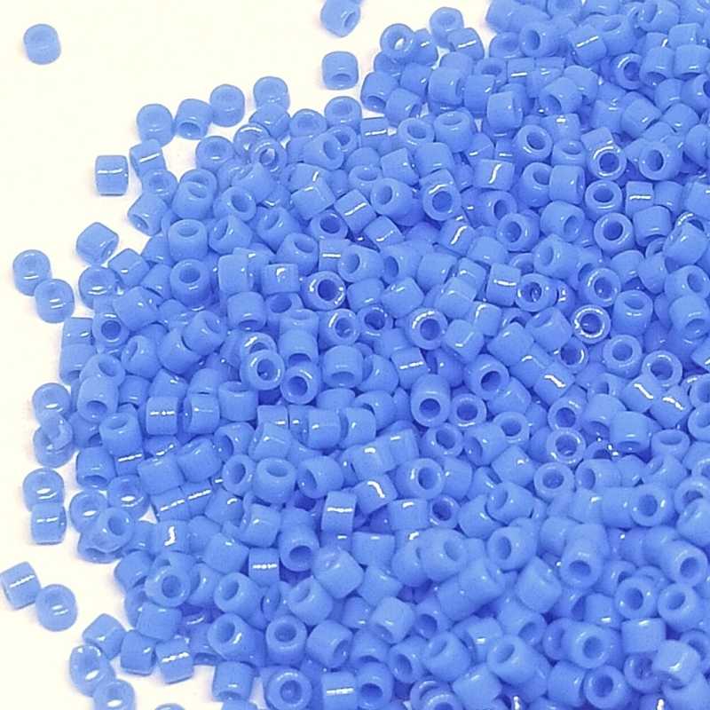 11/0 MIYUKI delica - Opaque Light Sapphire - 1gr. - DB730 - - Crystaldreams Abalorios