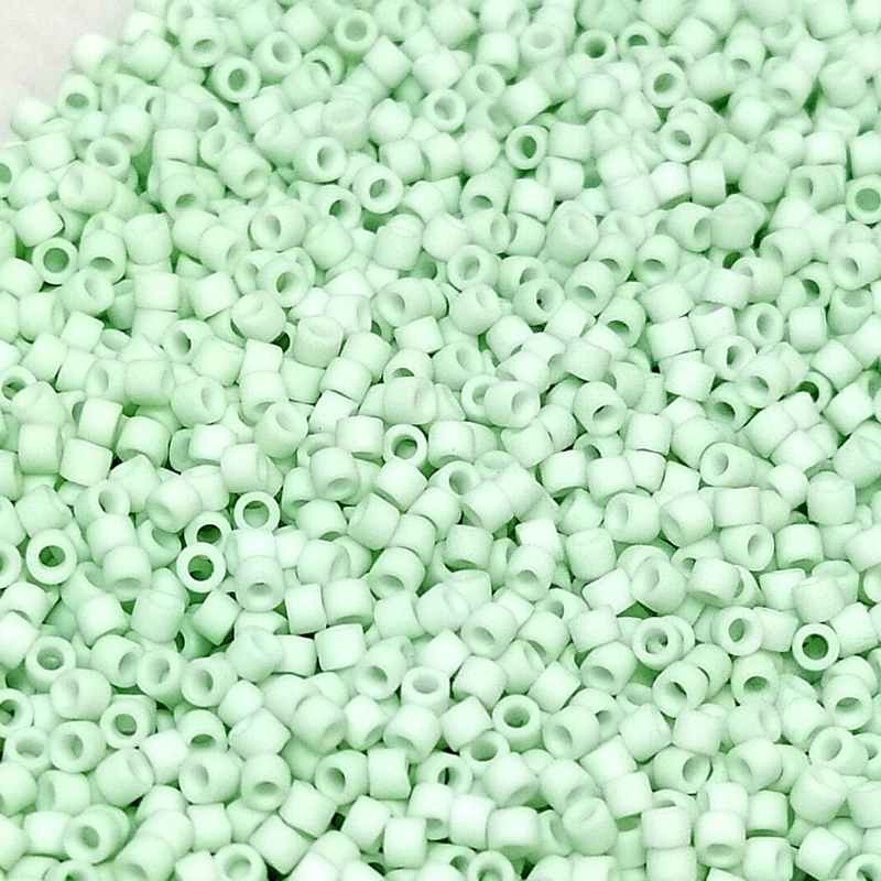 11/0 MIYUKI delica - Opaque Matte Light Mint - 1gr. - - Crystaldreams Abalorios