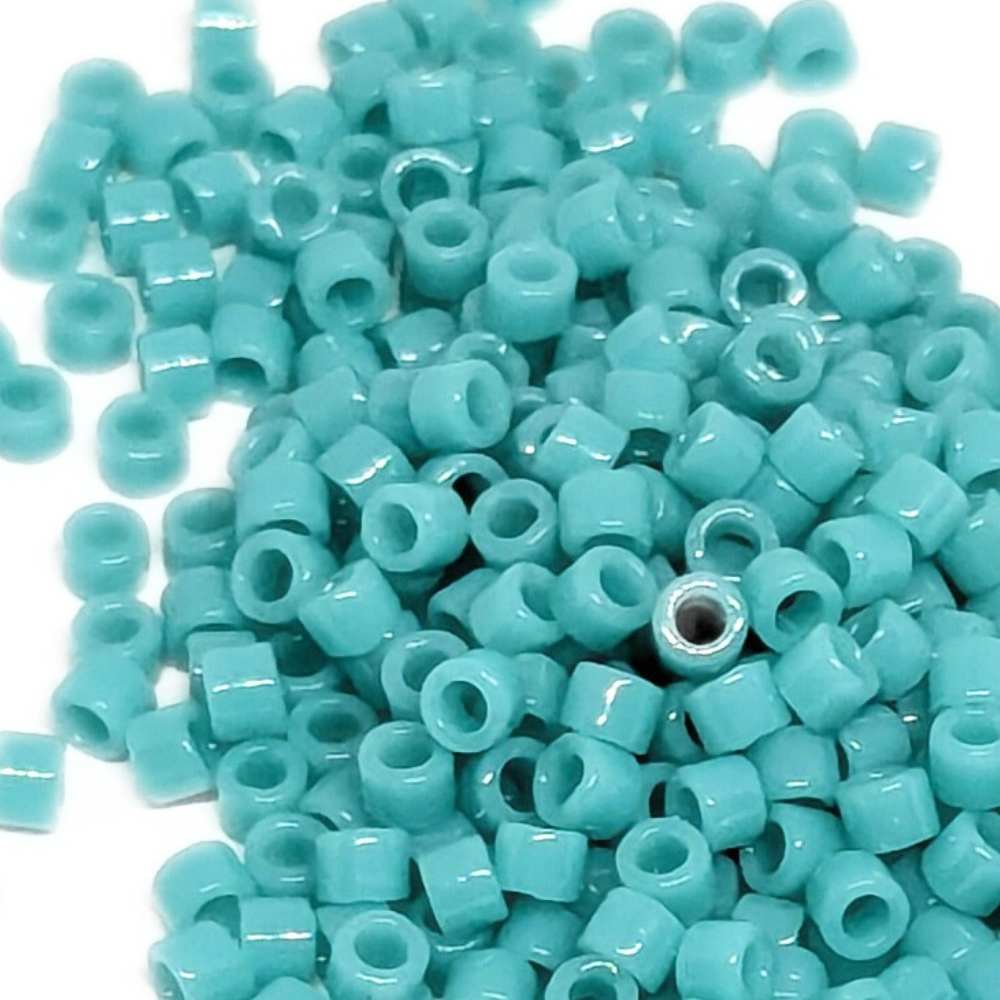 11/0 MIYUKI delica - Opaque Turquoise Green - 1gr. - DB729 - - Crystaldreams Abalorios