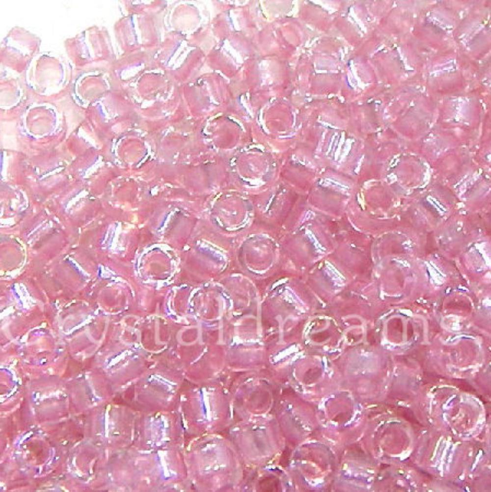 11/0 MIYUKI delica - Pearl lined transp. Pink - DB1673 - 1gr. - - Crystaldreams Abalorios