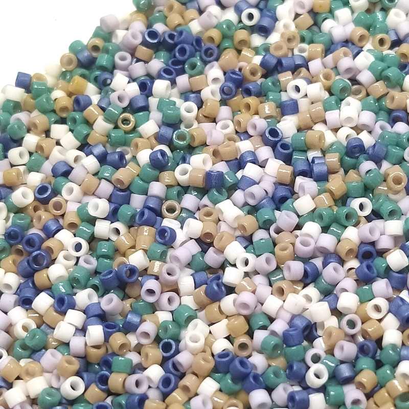 11/0 MIYUKI delica - Sweet Dreams mix 1gr. - MIX52 - - Crystaldreams Abalorios