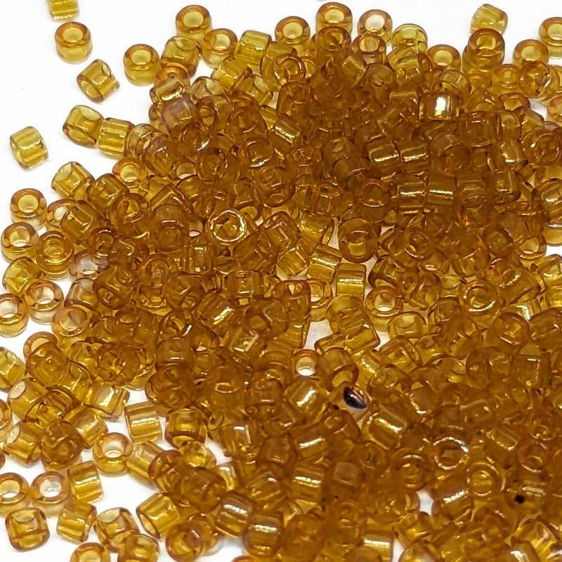 11/0 MIYUKI delica - Transp. Honey Luster - DB119 - 1gr. - - Crystaldreams Abalorios
