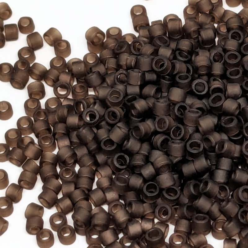 11/0 MIYUKI delica - Transparent Mate Root Beer 1 gr. DB769 - - Crystaldreams Abalorios