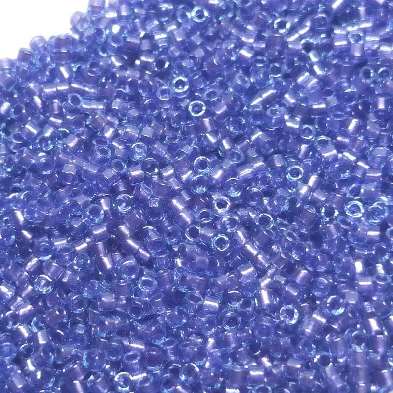 11/0 MIYUKI delica  - Transparent Rainbow Purple - 1 gr. - DB284 -  - Crystaldreams Abalorios