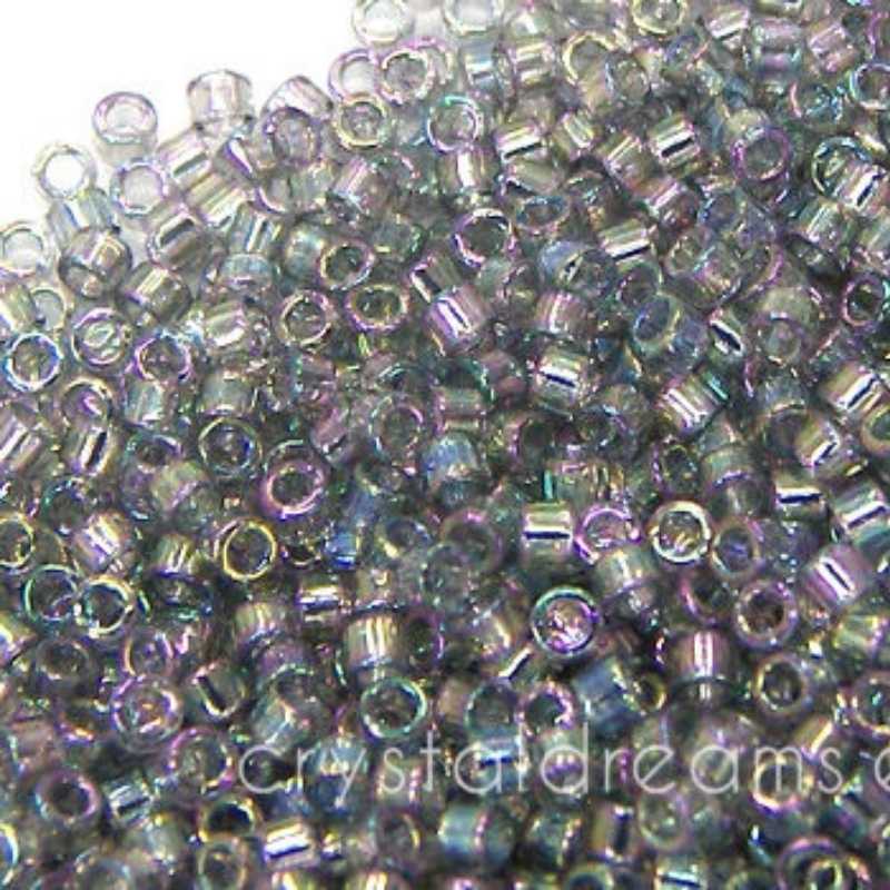 11/0 MIYUKI delica - Trasp. Grey Iris - DB107 -1gr. - - Crystaldreams Abalorios