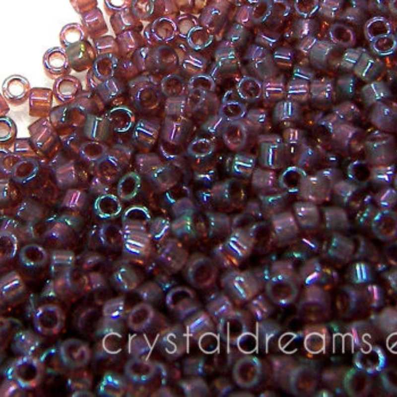 11/0 MIYUKI delica - Trasp. Raspberry AB - DB104 -1gr. - - Crystaldreams Abalorios