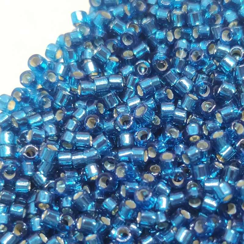 11/0 MIYUKI delica - Turquoise Silver Lined - 1gr. - DB608 -  - Crystaldreams Abalorios