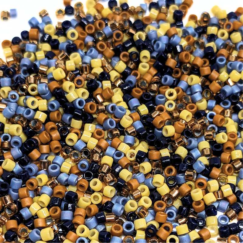 11/0 MIYUKI delica - Warm and Cosy mix 1gr. - MIX116 - - Crystaldreams Abalorios