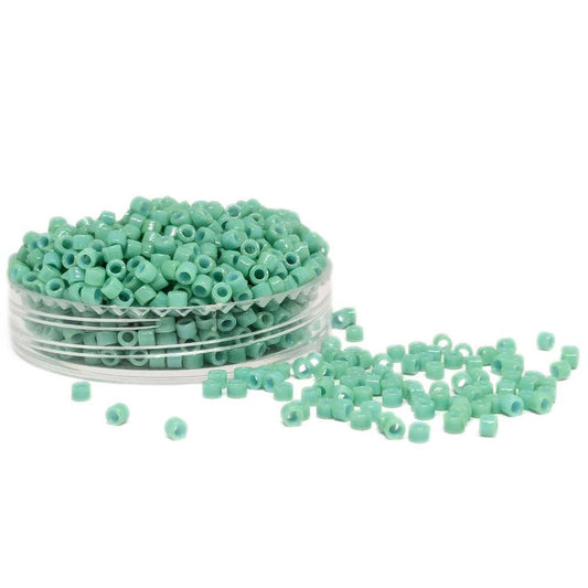 11/0 MIYUKI delica DB2125 Duracoat Opaque Dyed Sea Opal - 1gr. -