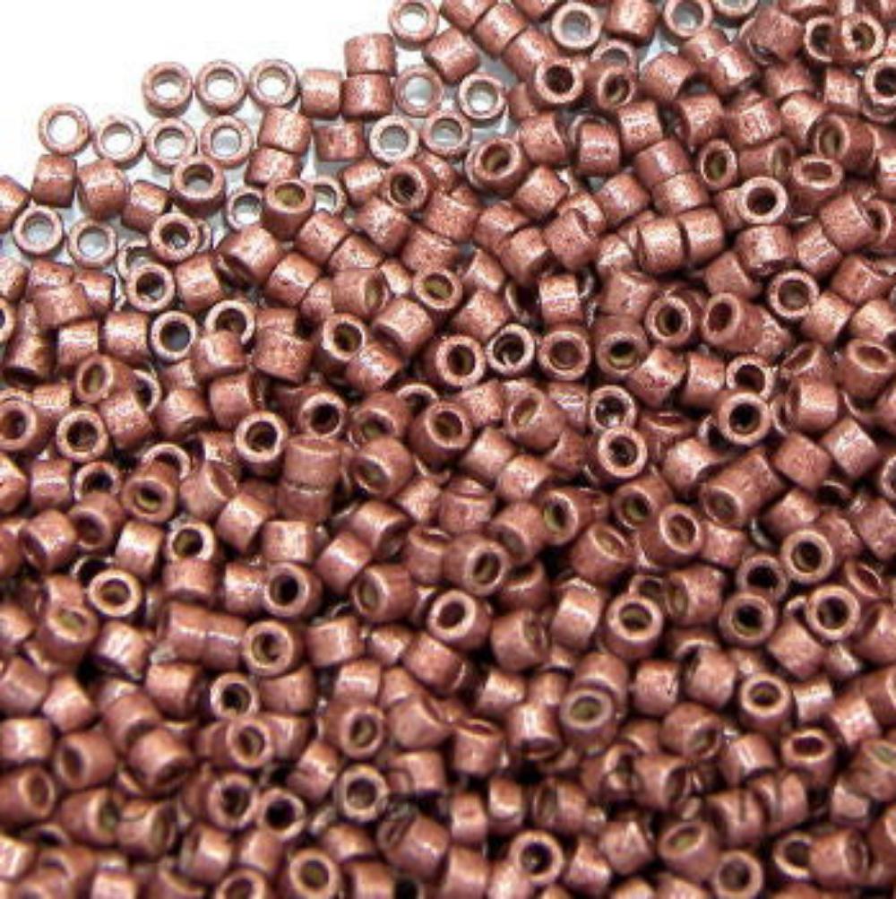 11/0 MIYUKI delica Durac Galv. Matte Dk Cranberry 1gr. - DB1842F - - Crystaldreams Abalorios