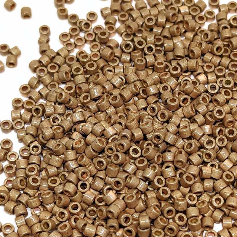 11/0 MIYUKI delica Duracoat Gal. Matte Champaigne 1gr. - DB1834F - - Crystaldreams Abalorios