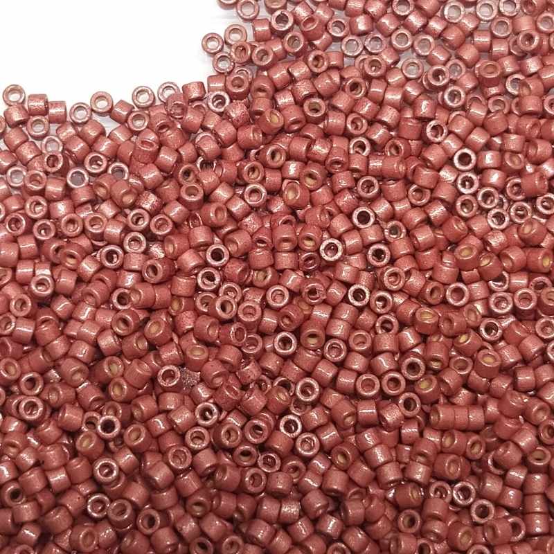 11/0 MIYUKI delica Duracoat Galv. Matte Berry 1gr. - DB1838F - - Crystaldreams Abalorios