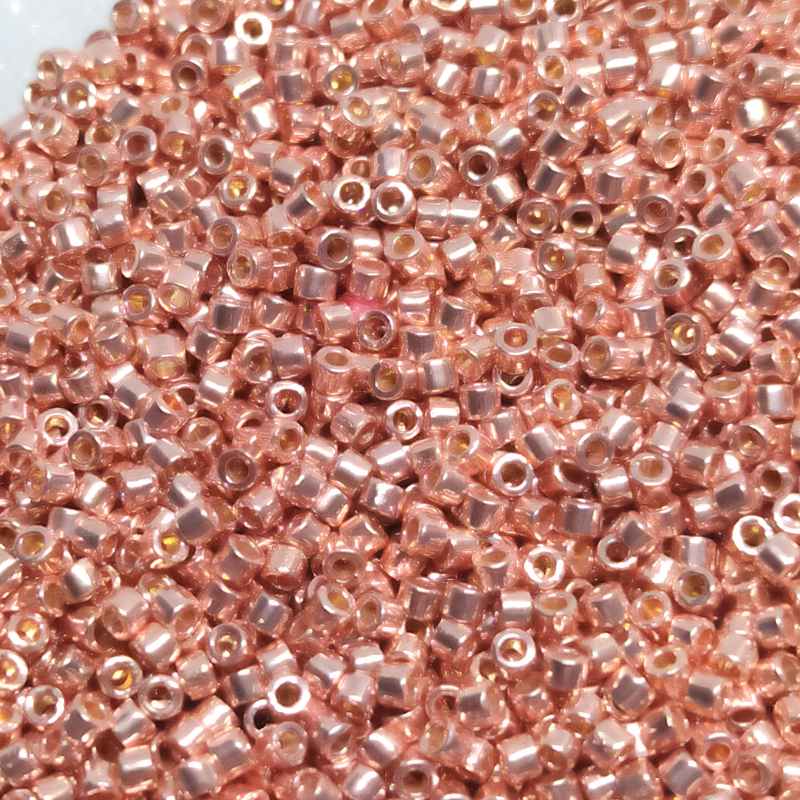 11/0 MIYUKI delica Duracoat Galvanized Rose Gold - 1gr. DB2503 - - Crystaldreams Abalorios