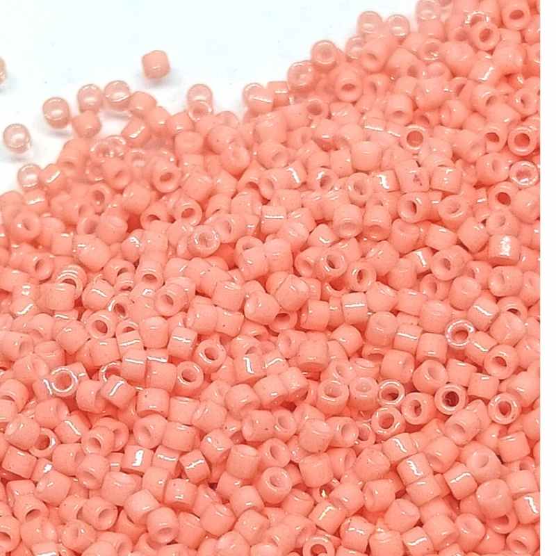 11/0 MIYUKI delica Duracoat Opaque Dyed Dark Salmon 1gr. DB2112 - - Crystaldreams Abalorios