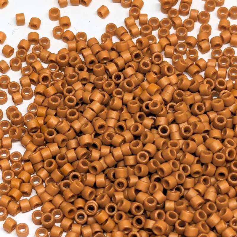 11/0 MIYUKI delica Frosted Opaque Glaze Burnt - 1gr. DB2287 - - Crystaldreams Abalorios