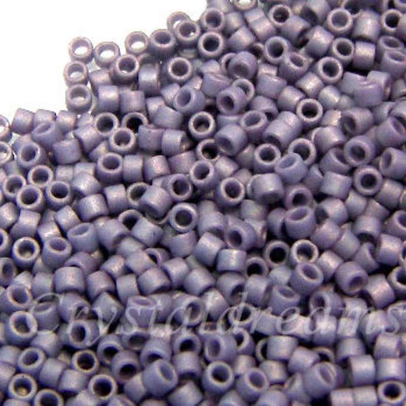 11/0 MIYUKI delica Frosted Opaque Glaze Grape - 1gr. - DB2292 - - Crystaldreams Abalorios