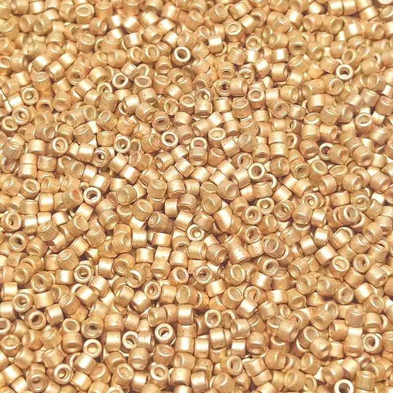11/0 MIYUKI delica Galvanized Semi Frosted Champagne 1gr. DB1152 - - Crystaldreams Abalorios