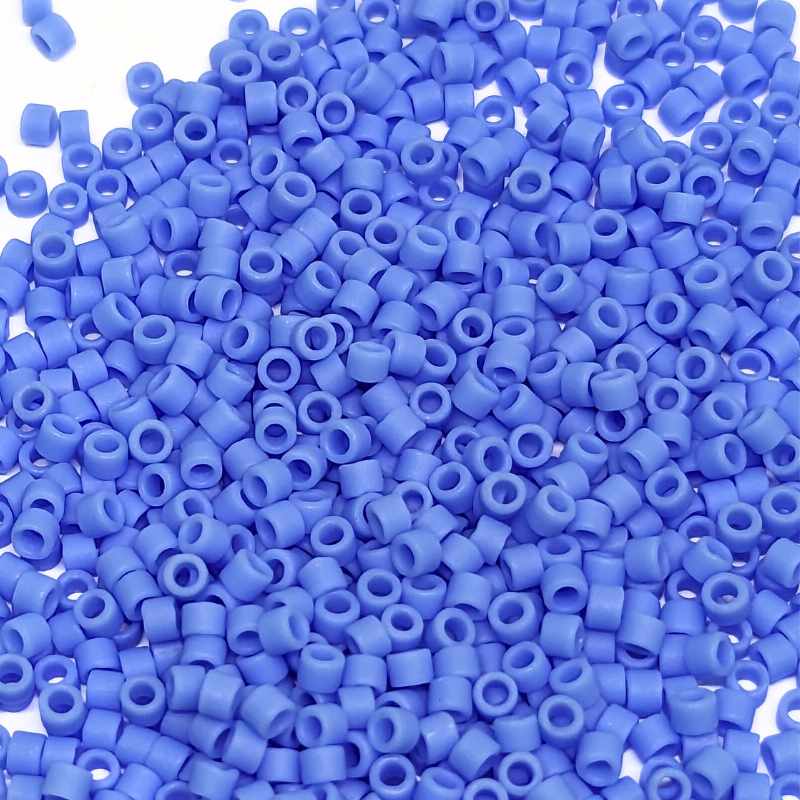 11/0 MIYUKI delica Matte Opaque Periwinkle - 1gr. DB760 - - Crystaldreams Abalorios