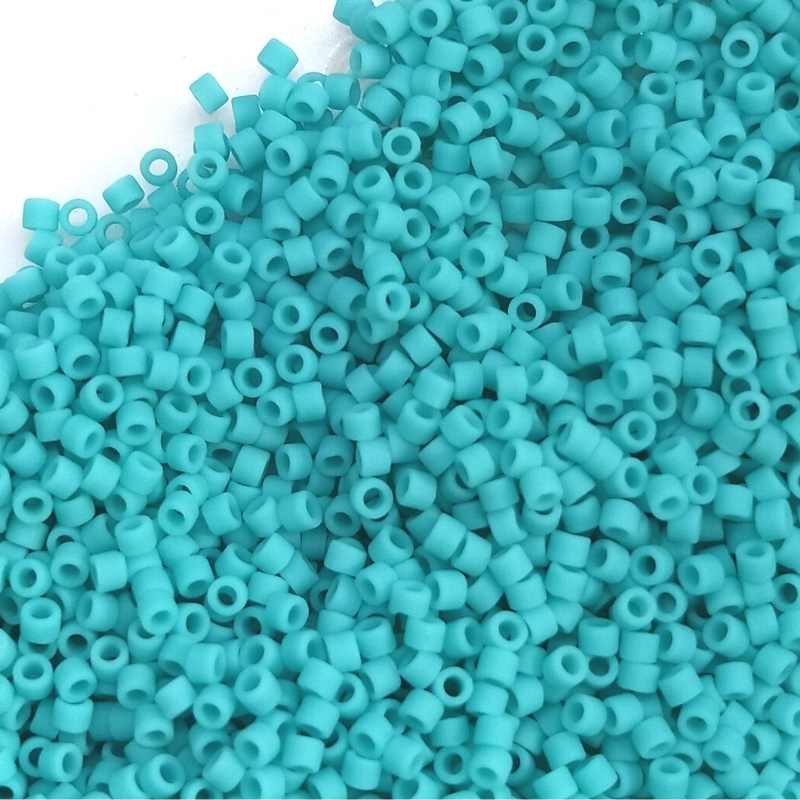 11/0 MIYUKI delica Matte Opaque Turquoise DB759 - 1gr. - - Crystaldreams Abalorios