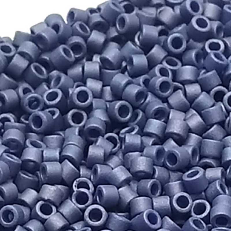 11/0 MIYUKI delica Op.Glazed Frosted Rainbow Navy Blue 1gr. 2319 - - Crystaldreams Abalorios