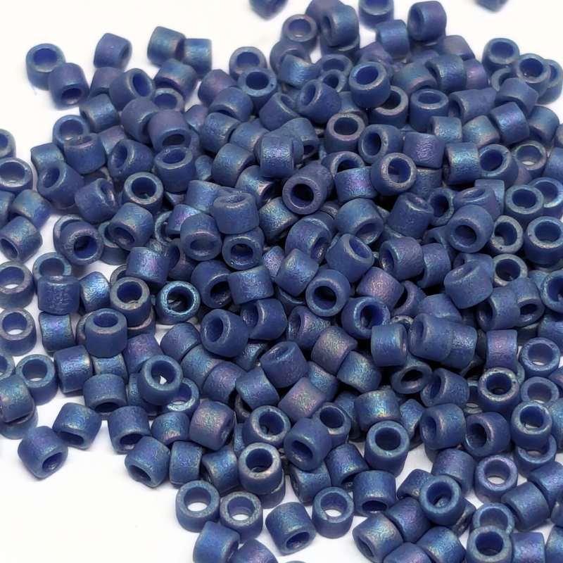 11/0 MIYUKI delica Op.Glazed Frosted Rainbow Nebula 1gr. DB2317 - - Crystaldreams Abalorios