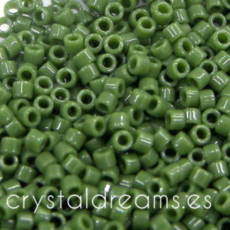 11/0 MIYUKI delica Opaque Avocado - 1gr. - DB1135 - - Crystaldreams Abalorios