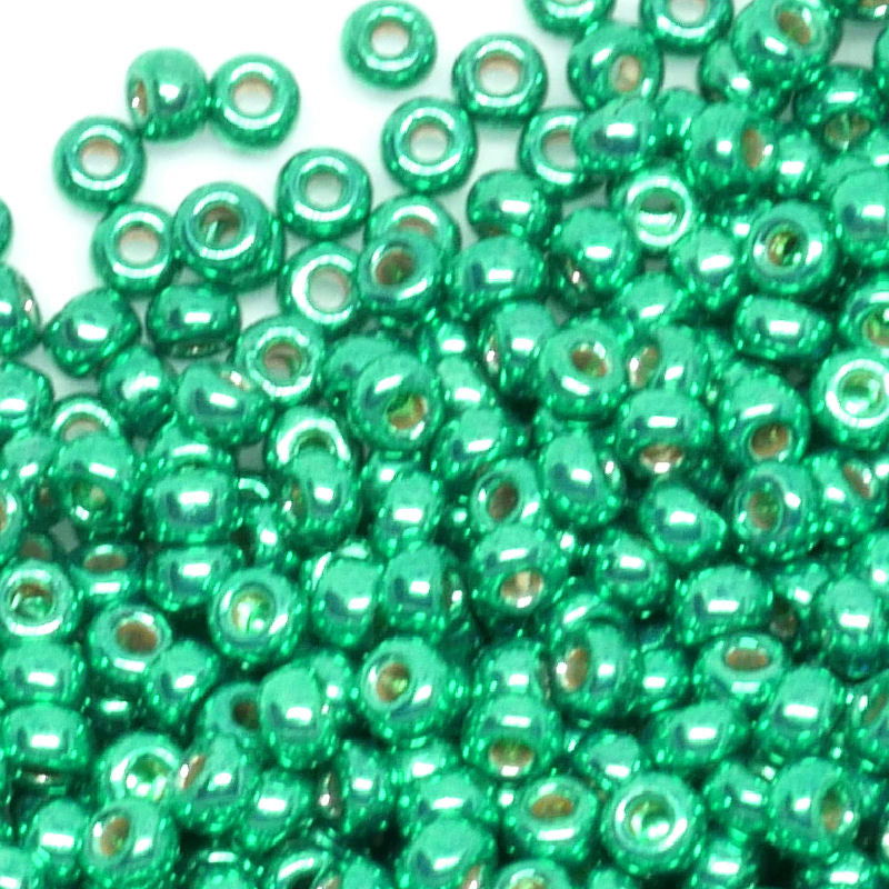 11/0 MIYUKI rocalla Duracoat Galv. Aqua Green 1gr. 5105 - - Crystaldreams Abalorios
