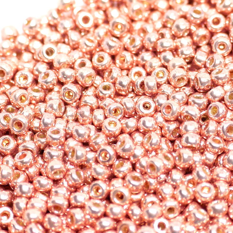 11/0 MIYUKI rocalla Duracoat Galv. Rose Gold 1gr. 5103 - - Crystaldreams Abalorios