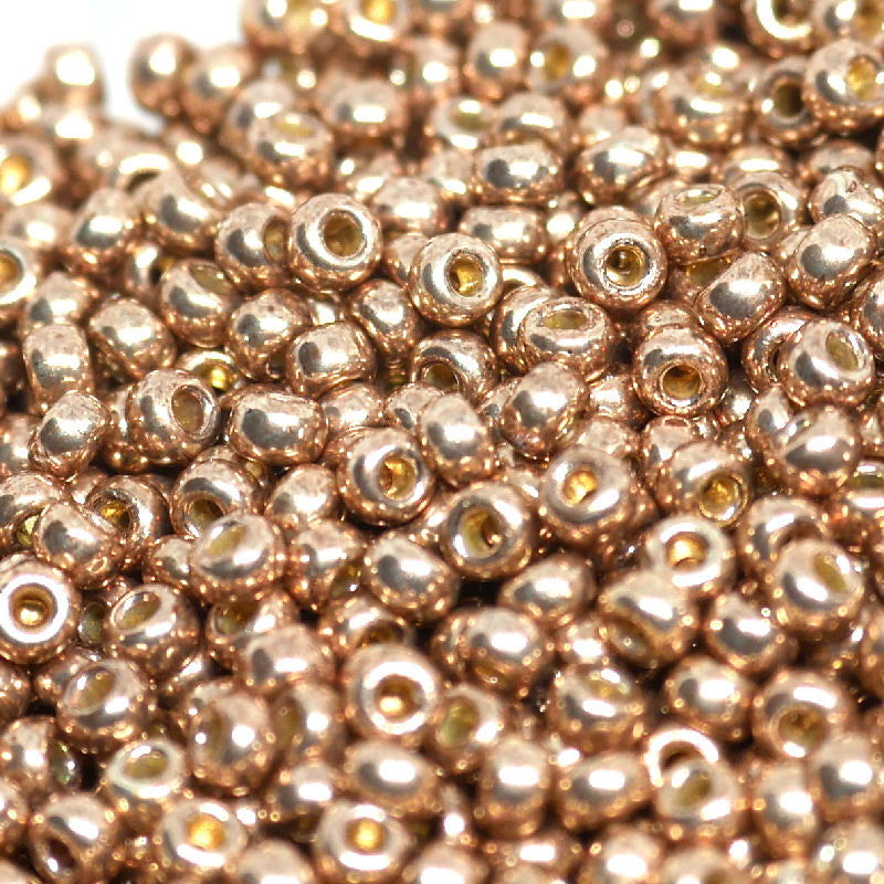 11/0 MIYUKI rocalla Duracoat Galv. Soft Champagne 1gr. 5104 - - Crystaldreams Abalorios