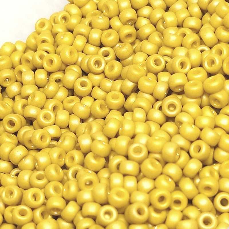 11/0 MIYUKI rocalla Glazed Frosted Citron 1gr. 4692 - - Crystaldreams Abalorios