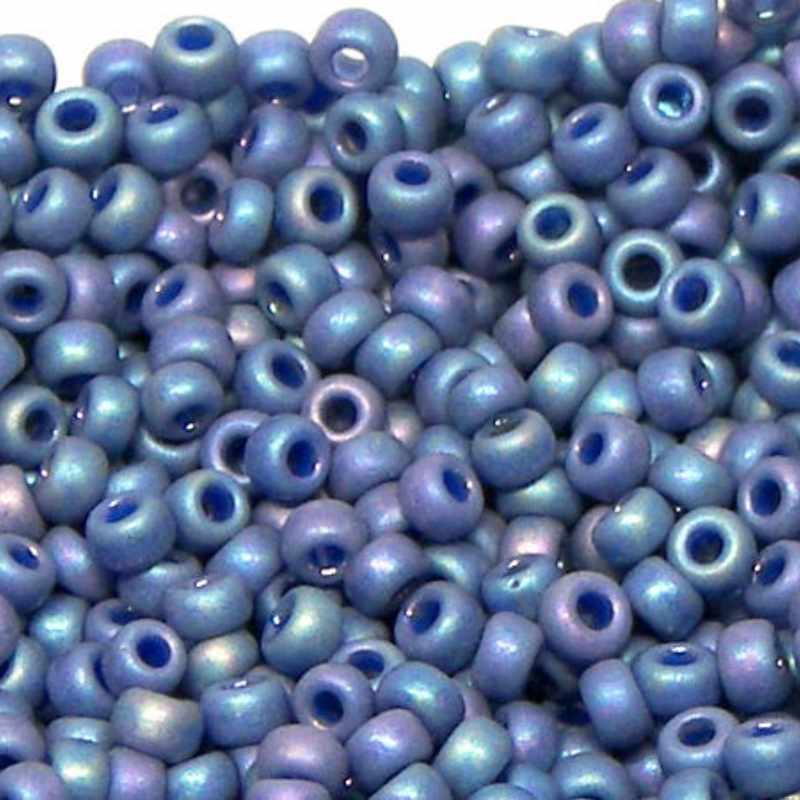 11/0 MIYUKI rocalla Glazed Frosted Rainbow Bayberry 1gr. 4703 - - Crystaldreams Abalorios