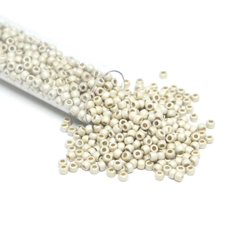 11/0 Toho - rocalla - Frost Galvanized Silver - 5gr. col.PF558F - - Crystaldreams Abalorios