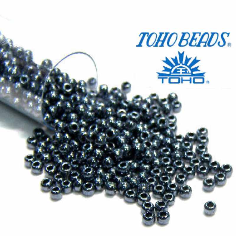 11/0 Toho - rocalla - Hematite - 5gr. col.81 - - Crystaldreams Abalorios